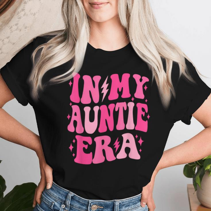 In My Auntie Era Retro Groovy Aunt Life Happy Mother's Day Women T-shirt Gifts for Her