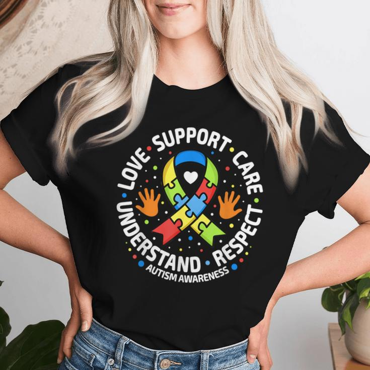 Autism Awareness Autistic Support Autism Women T-shirt Gifts for Her