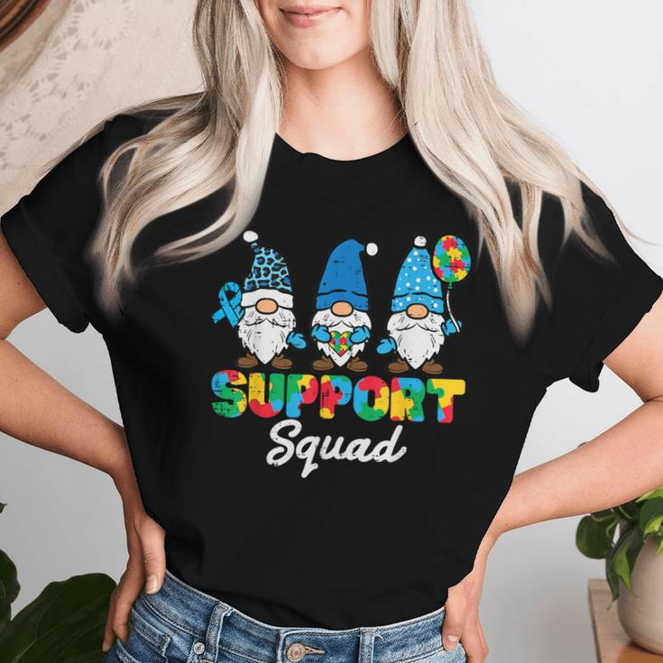 Autism Support Squad Gnomes Awareness Matching Kid Women T-shirt Gifts for Her
