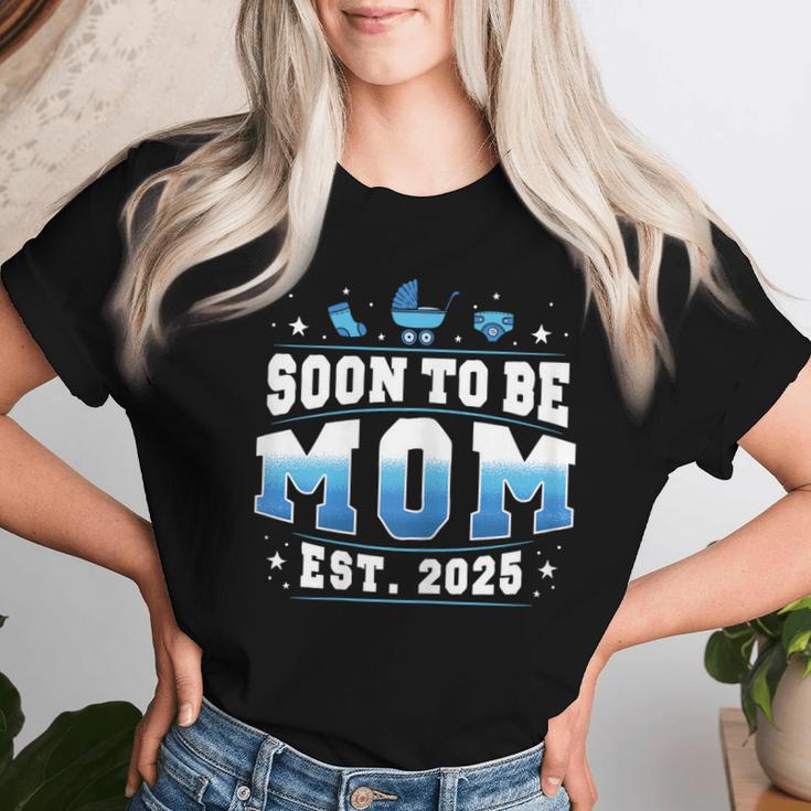 Bald Mama 2025 Neue Papa Schwangerschaft Enthüllen T-shirt Frauen Geschenke für Sie