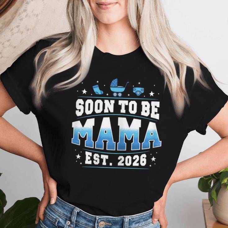 Bald Mama 2026 Neue Papa Schwangerschaft Enthüllen T-shirt Frauen Geschenke für Sie