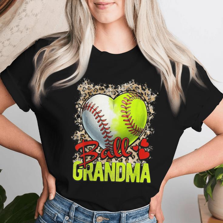 Ball Grandma Softball Grandma Baseball Grandma Women T-shirt Gifts for Her
