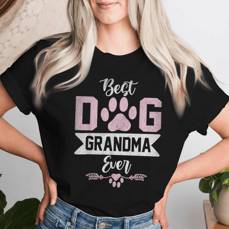 Best Dog Grandma Ever Dog Grandma Women T-shirt Gifts for Her