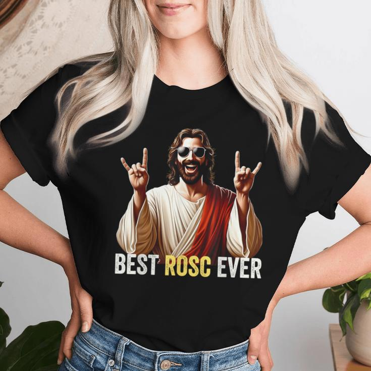 Best Rosc Ever Easter Nurse Doctor Surgeon Jesus Rock On Women T-shirt Gifts for Her