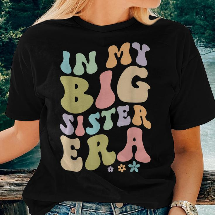 In My Big Sister Era Groovy Cute Big Sis Women T-shirt Gifts for Her