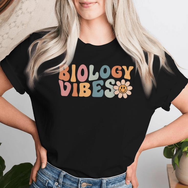 Biology Vibes Biology Teacher Student First Day Of School Women T-shirt Gifts for Her