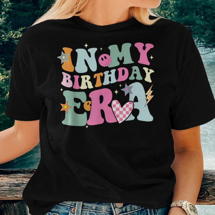 In My Birthday Era Groovy Retro Kid Happy Birthday Women T-shirt Gifts for Her