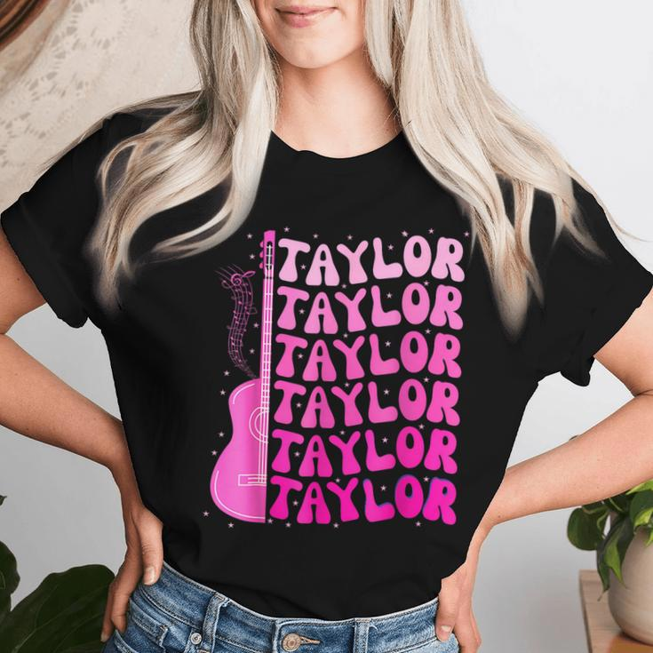 Birthday Taylor First Name Personalized Birthday Party Women T-shirt Gifts for Her