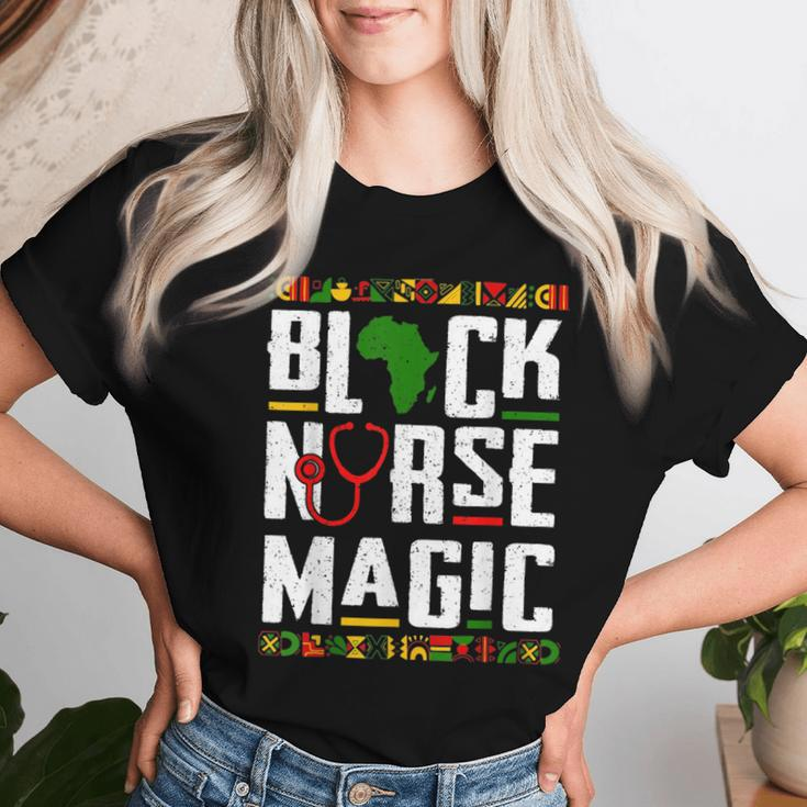 Black History Month Registered Nurse Rn Melanin Nurses Women T-shirt Gifts for Her