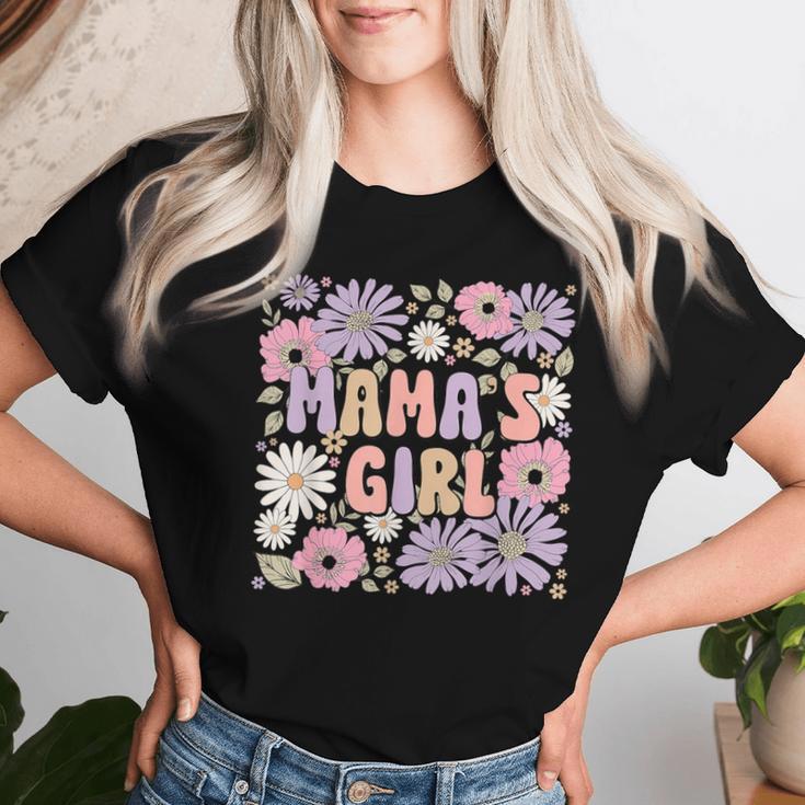 Blumenmädchen Mama Lustiger Muttertag Für Mamaon Mädchen T-shirt Frauen Geschenke für Sie