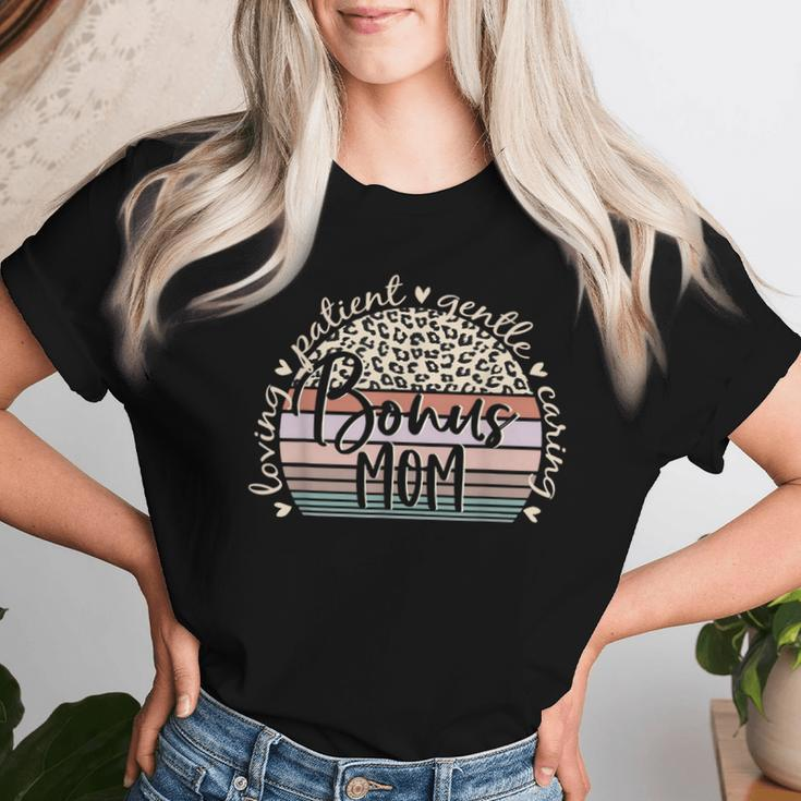 Bonus Mom Loving Patient Gentle Caring Bonus Mom Women T-shirt Gifts for Her