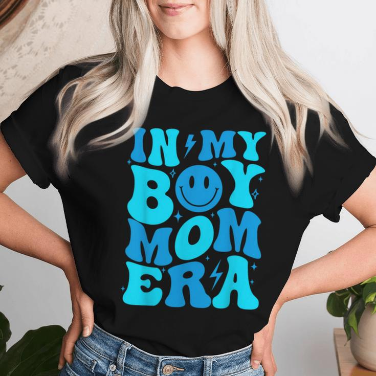 In My Boy Mom Era Retro Groovy Mom Life Happy Mother's Day Women T-shirt Gifts for Her