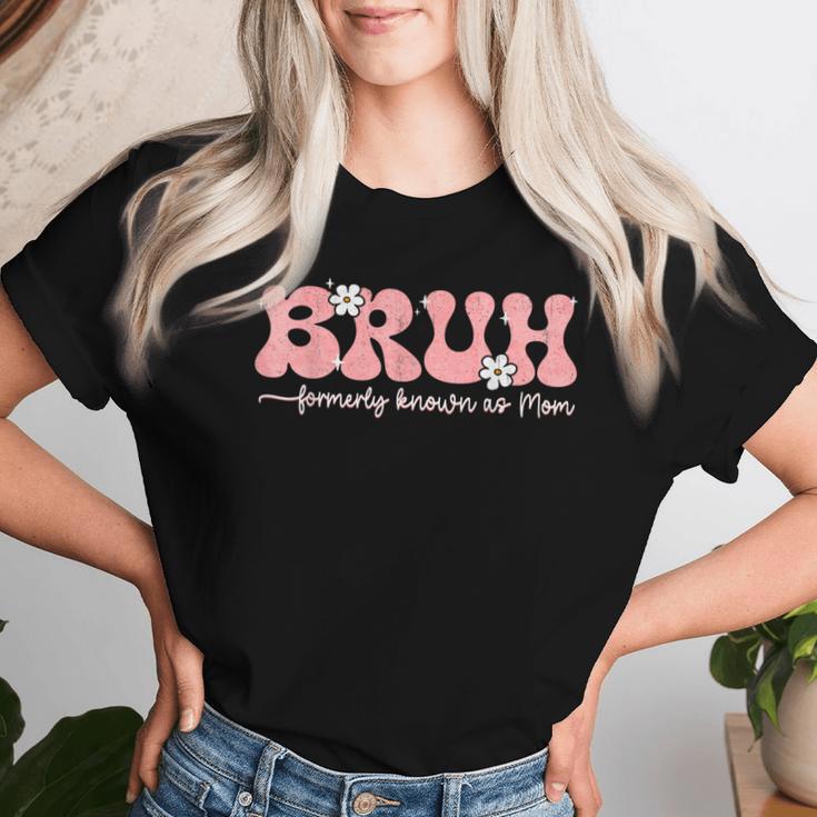 Bruh Bekannt Als Mom Ehemals Mommy Mama Mama Mom Life Muttertag T-shirt Frauen Geschenke für Sie