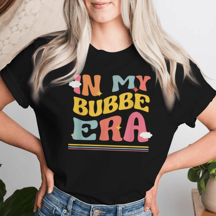 In My Bubbe Era Yiddish Grandma Wild Family Groovy Matching Women T-shirt Gifts for Her