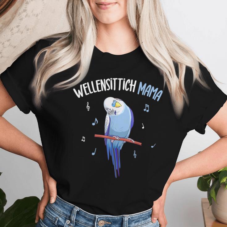 Budgie Mum Blue Bird Owner T-shirt Frauen Geschenke für Sie