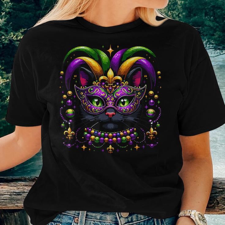 Carnival Girl Costume Top Outfit Mardi Gras Cat Women T-shirt Gifts for Her