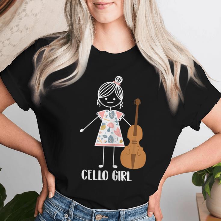 Cello Girls' Cello Playerioloncello Cellist Cello T-shirt Frauen Geschenke für Sie