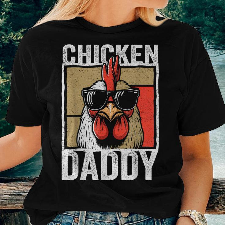Chicken Daddy Rooster Farmer Fathers Day For Men Women T-shirt Gifts for Her