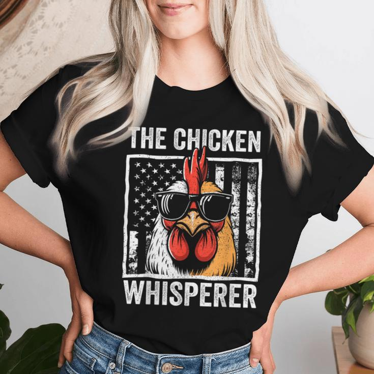 The Chicken Whisperer Farmer Animal Farm For Women Women T-shirt Gifts for Her