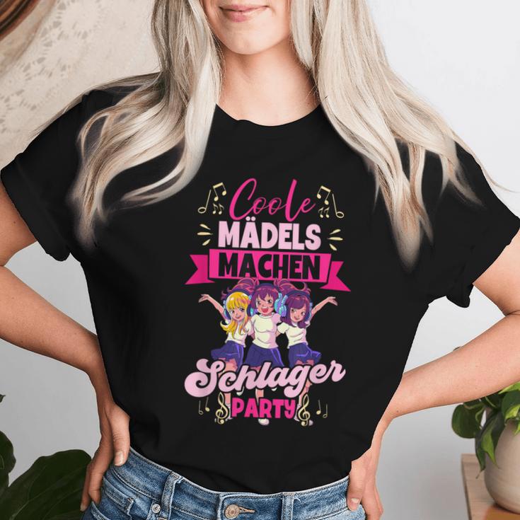 Cool Girls Make Schlager T-shirt Frauen Geschenke für Sie