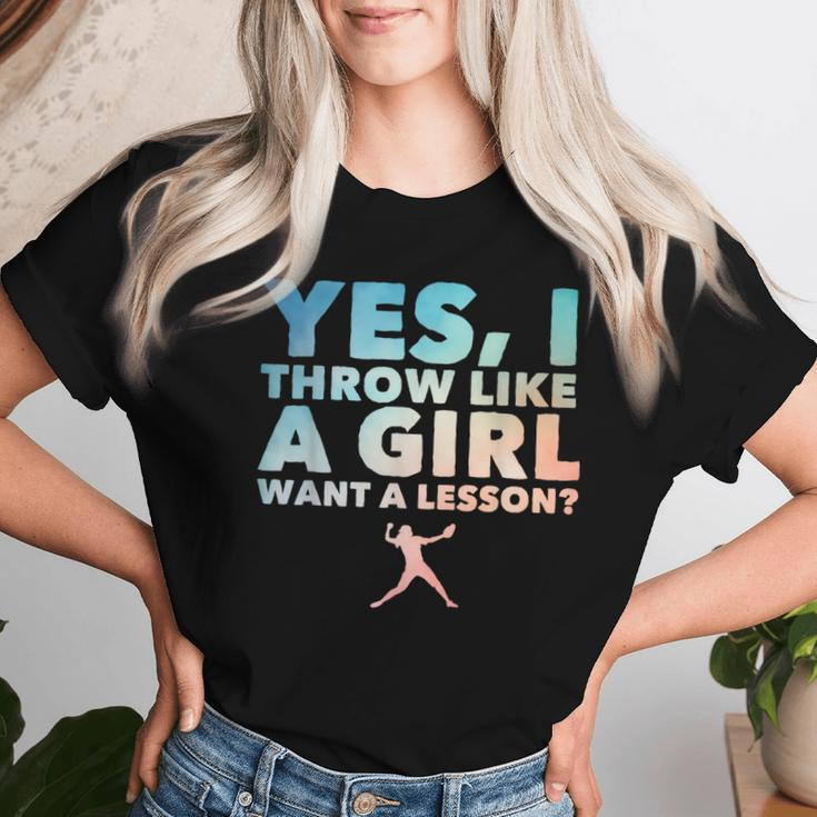 Cool Softball For Girls Pitcher Softball Player Women T-shirt Gifts for Her