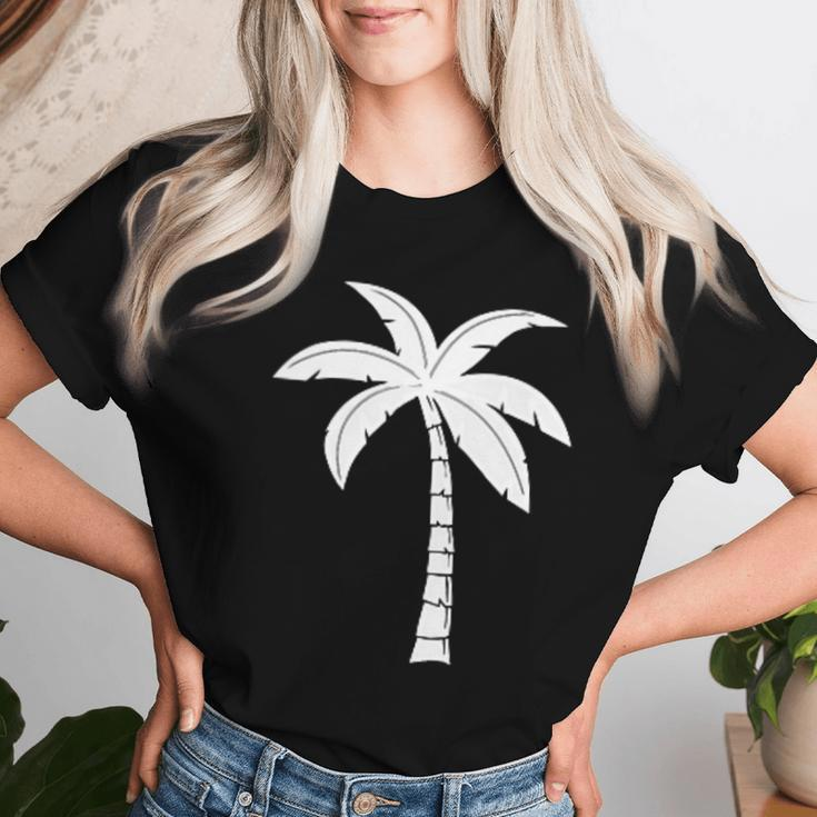 Cool Summer Vacation Beach Palm Tree Women T-shirt Gifts for Her