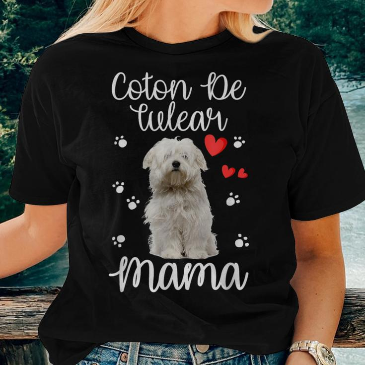 Coton De Tulear Mom Cute Puppy Dog Lovers Women T-shirt Gifts for Her