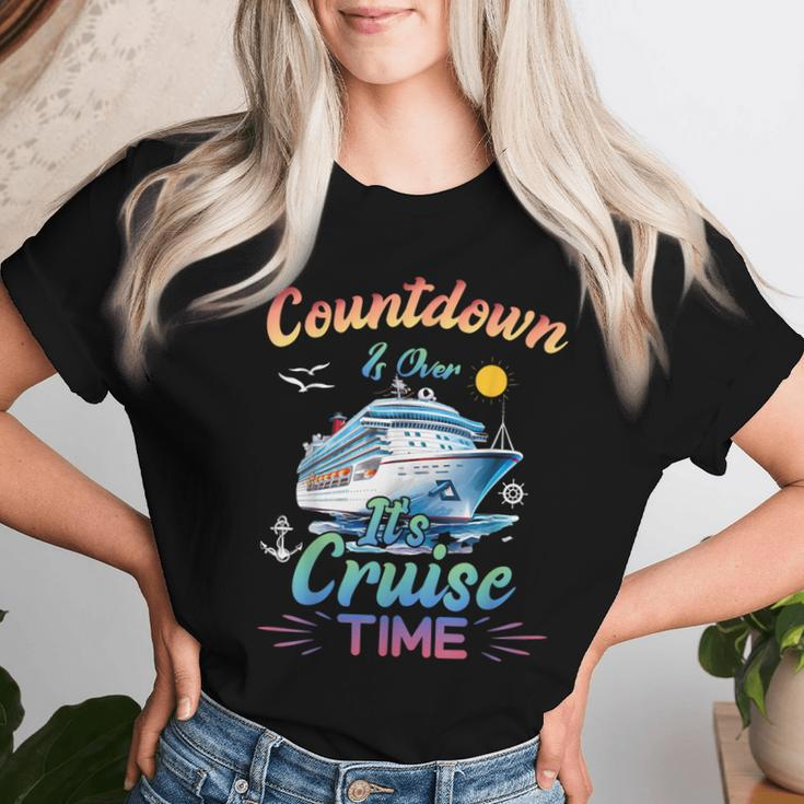 Countdown Is Over It's Cruise Time Husband Wife Women T-shirt Gifts for Her