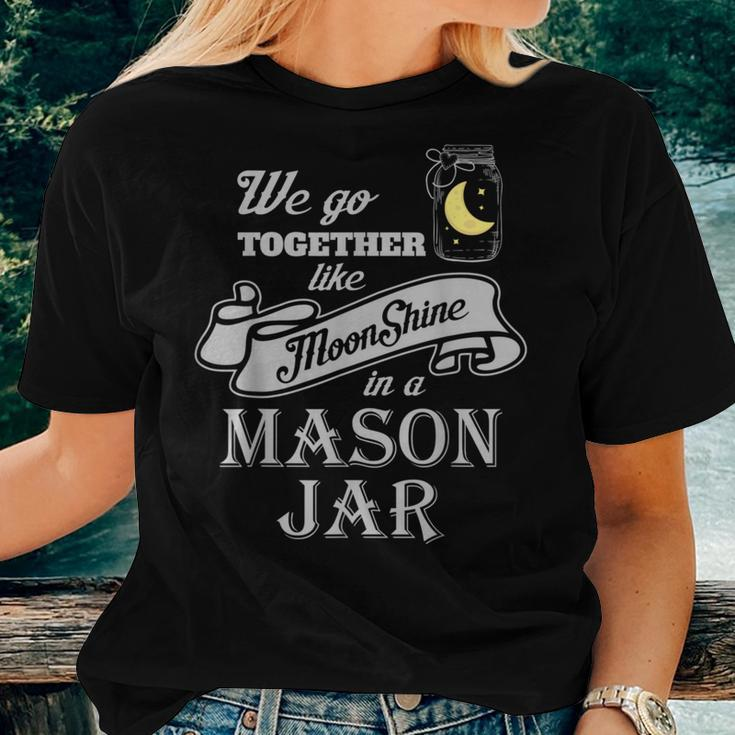 CountryFor Moonshine And Mason Jars Women T-shirt Gifts for Her