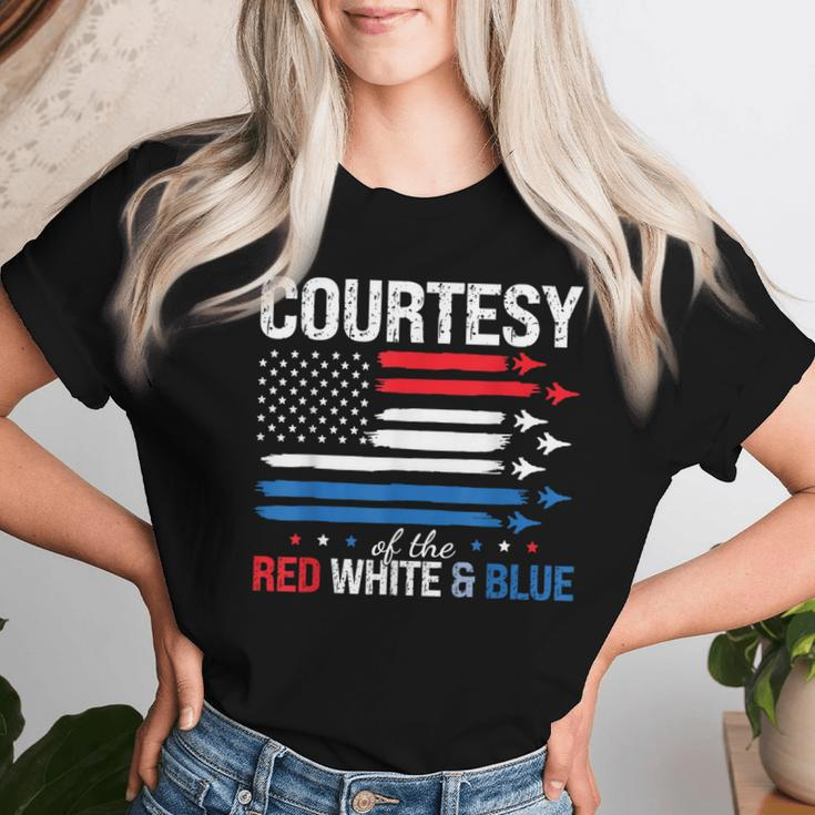 Courtesy Of The Usa Red White And Blue 4Th Of July Men Women T-shirt Gifts for Her
