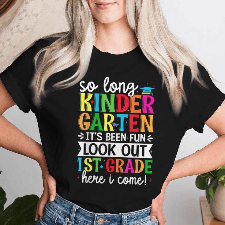 Cute So Long Kindergarten Look Out First Grade Here I Come Women T-shirt Gifts for Her