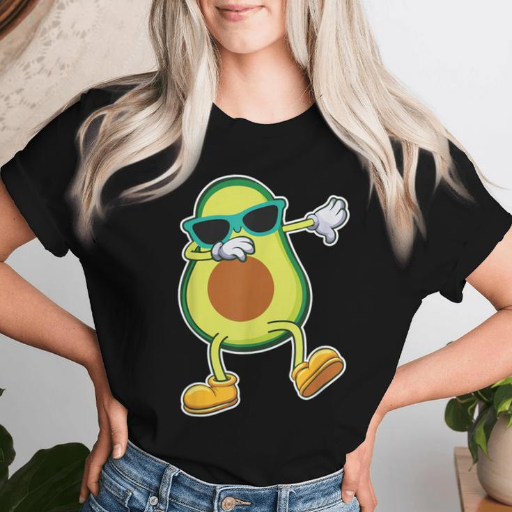 The Dabbing Avocado Plant Green Food Lover Women T-shirt Gifts for Her