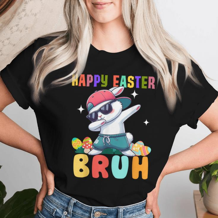 Dabbing Bunny Easter Bruh Boy Girl Kid Women T-shirt Gifts for Her