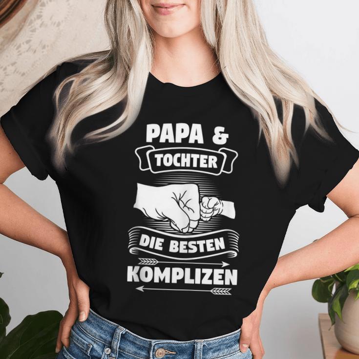 Dad Daughter Die Beste Komplizen T-shirt Frauen Geschenke für Sie