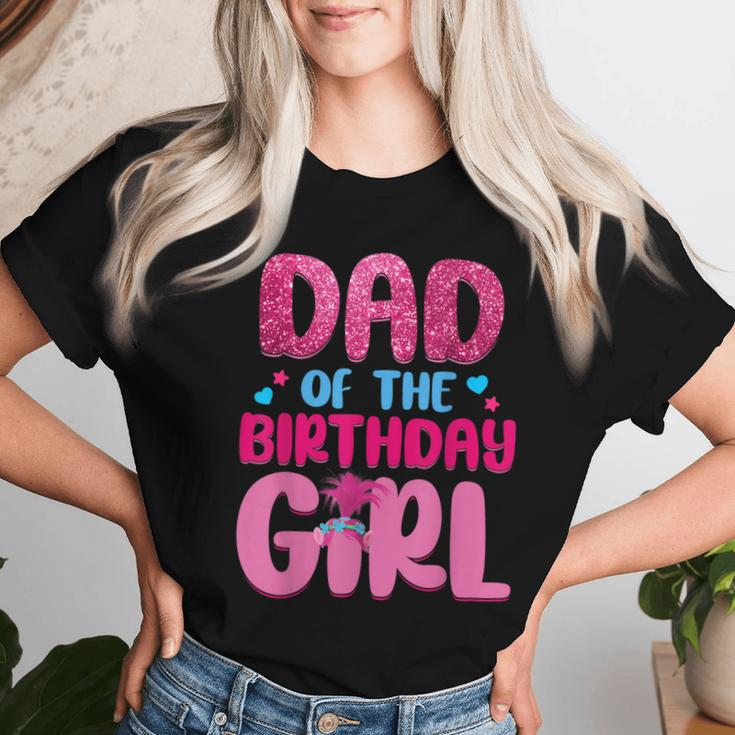 Dad And Mom Birthday Girl Family Matching Women T-shirt Gifts for Her