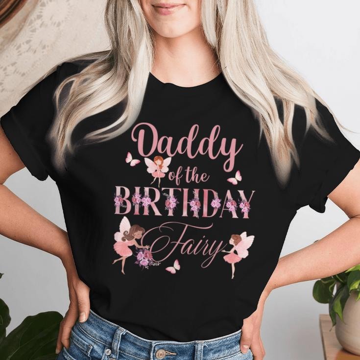 Daddy Of Little Fairy Girl Birthday Family Matching Party Women T-shirt Gifts for Her