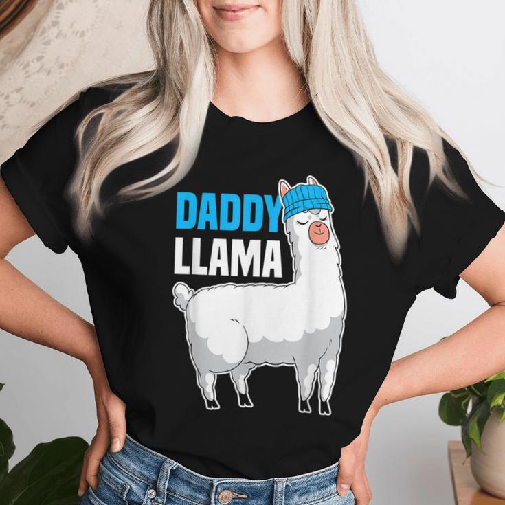 Daddy Llama Bester Papa Aller Zeiten Dada Father's Day T-shirt Frauen Geschenke für Sie