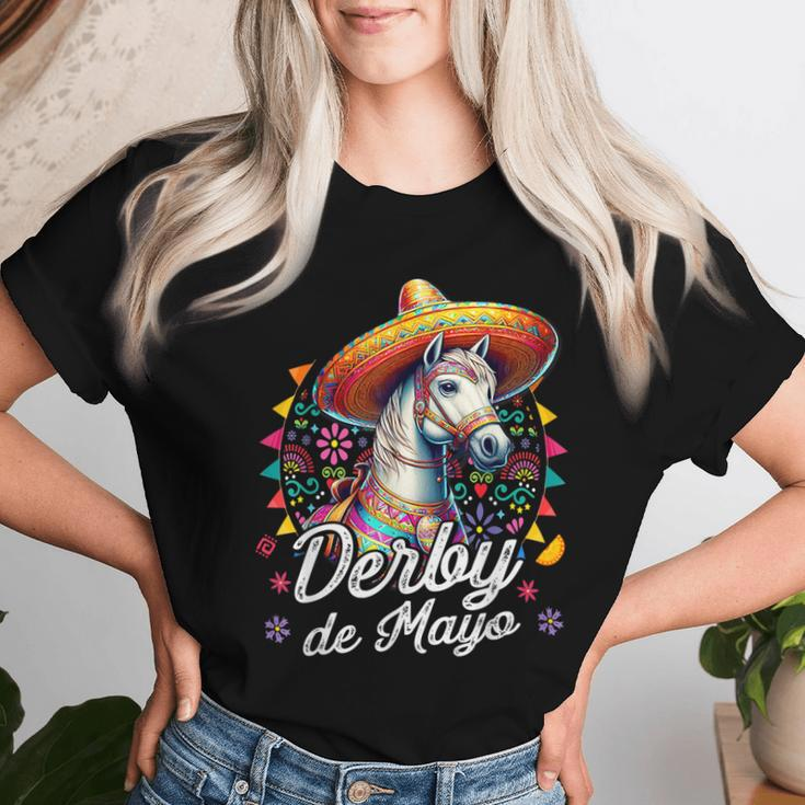 Derby De Mayo For Horse Racing Mexican Women T-shirt Gifts for Her