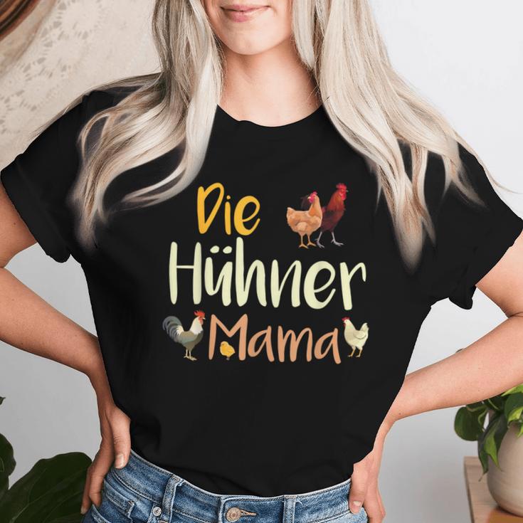 Die Hühn Mama Hühnerstall Huhn Henne Hahn Huhn T-shirt Frauen Geschenke für Sie