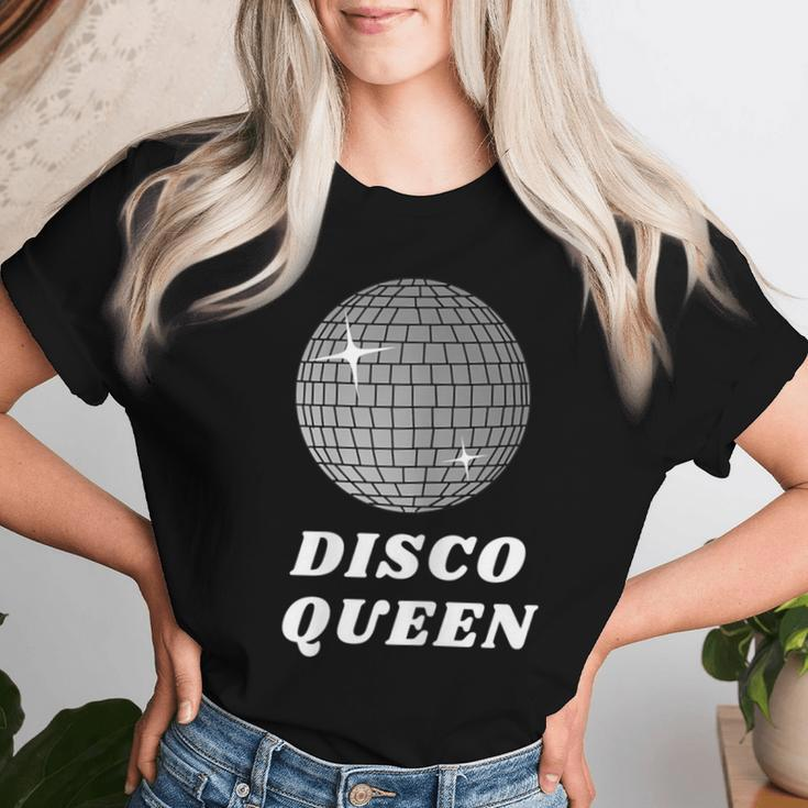 Disco Queen 70'S Themed Birthday Party Dancing Women Women T-shirt Gifts for Her