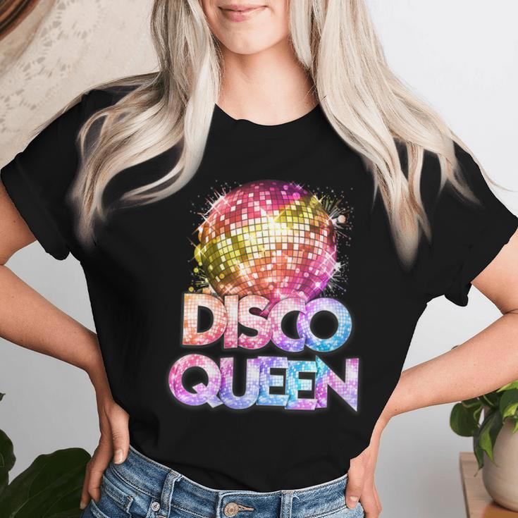 Disco Queen 70'S Disco Themed Vintage Seventies Costume Women T-shirt Gifts for Her