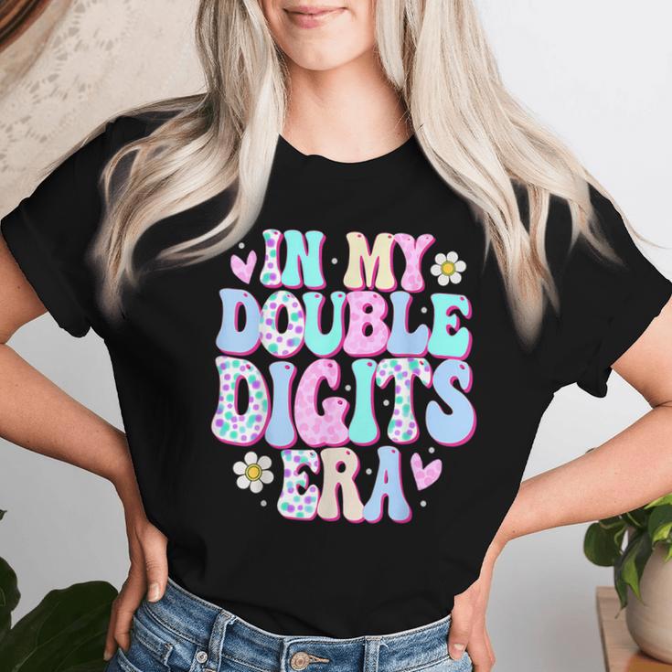 In My Double Digits Era 10 Year Old Girl 10Th Birthday Women T-shirt Gifts for Her