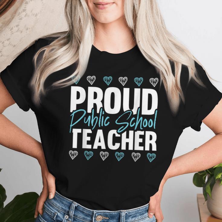 Education Proud Public School Teacher Job Profession Women T-shirt Gifts for Her