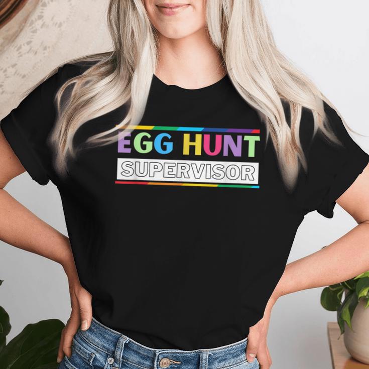 Eiersuche Supervisor Eiersuche Party Mama Papa Erwachsene Ostern T-shirt Frauen Geschenke für Sie