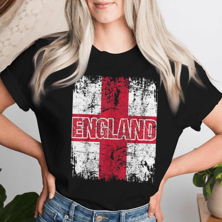England Flag Women's Children's England T-shirt Frauen Geschenke für Sie