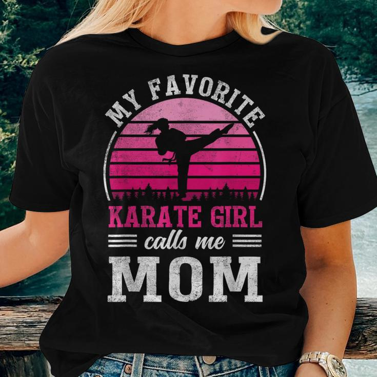 My Favorite Karate Girl Calls Me Mom Women T-shirt Gifts for Her