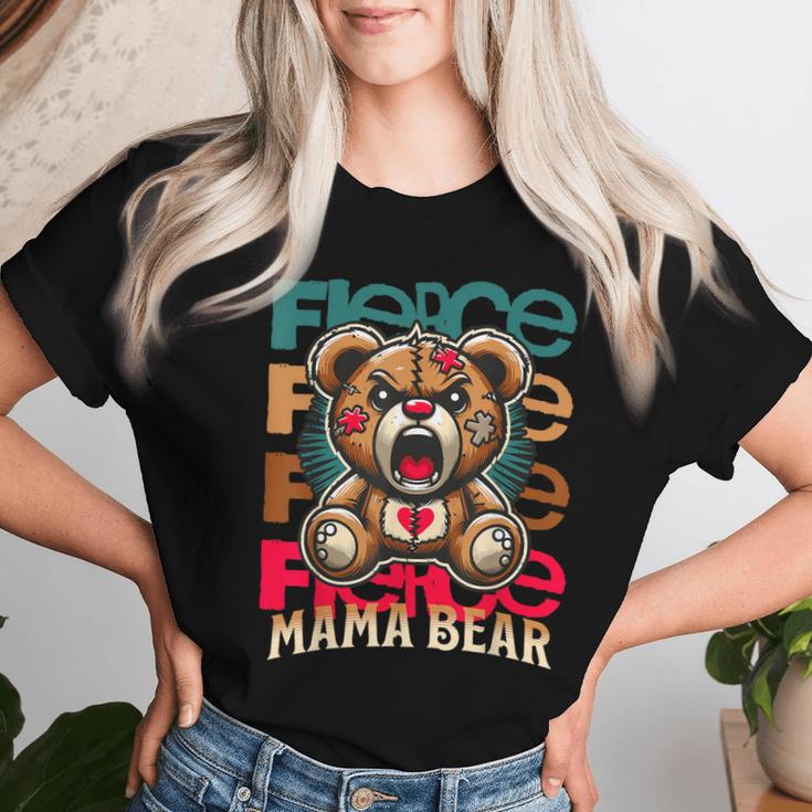 Fierce Mama Bear — Mutiges Statement Zur Mutterschaft T-shirt Frauen Geschenke für Sie