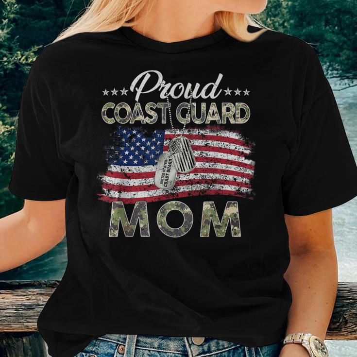 Flag Proud Coast Guard Mom For Coast Guard Mom Women T-shirt Gifts for Her