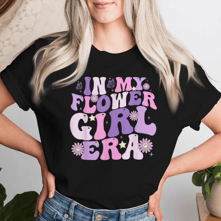 Flower Girl Groovy In My Flower Girl Era Women T-shirt Gifts for Her