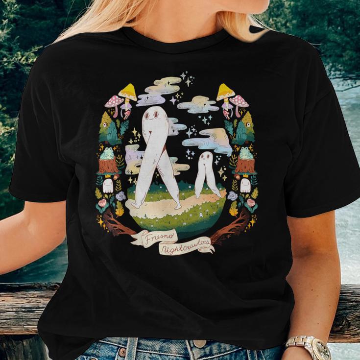 Fresno Nightcrawlers Haunted Walking Pants Cryptid Women T-shirt Gifts for Her